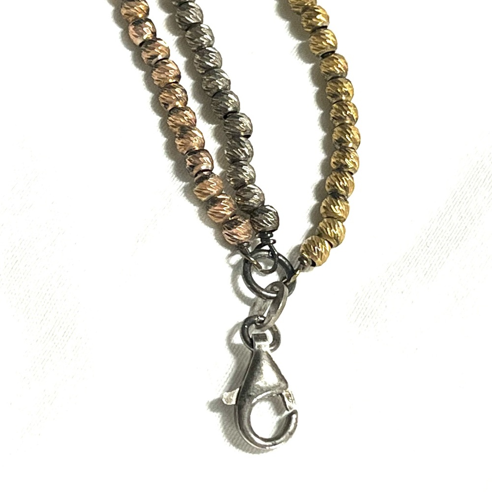 Dyadema 925 Silver Bracelets Lot with pearls and 3 colored strands